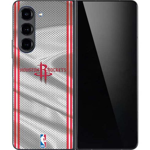 NBA Houston Rockets Home Jersey Galaxy Z Fold5 5G Skin